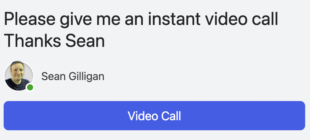 Instant Video Call