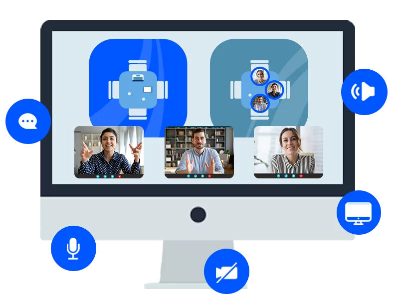 Robust communications suite for online virtual events